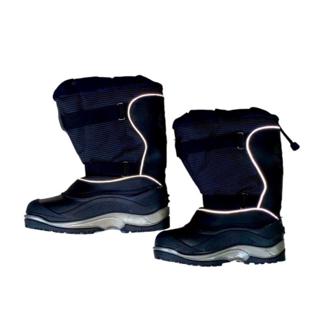 BAFFIN black SNOWBOOTS big boys size 4